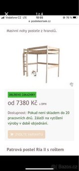Patrová postel(palanda)