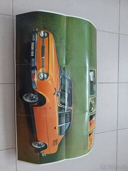 Skoda 110r Coupe originální prospekt 1971