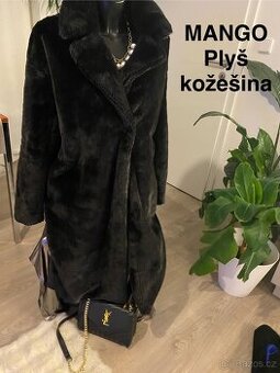 Mango kozich cerny dlouhy  kozisek damsky 42