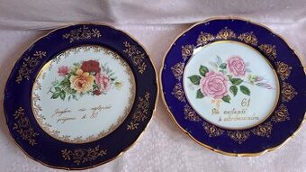 RETRO TALÍŘE PORCELÁN STARÁ ROLE ZNAČENO