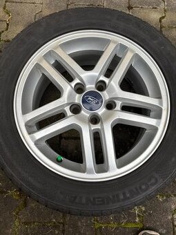 16" ALU kola originál Ford 5x108 letní sada