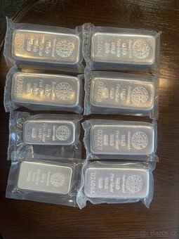 Investiční stříbro, stříbrné slitky