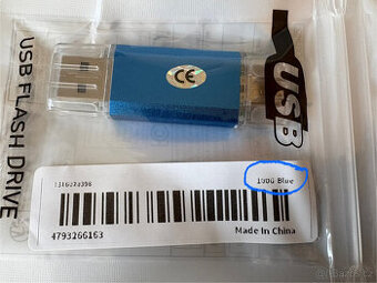 NOVÝ Duální USB-A 2.0 / Type-C Flash Disk – 100 GB