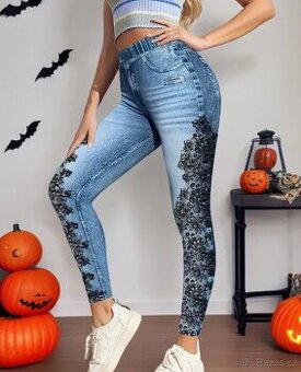 NOVÉ ZIMNÍ LEGÍNY vel. XXL