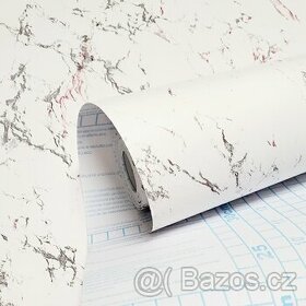 Samolepicí tapeta Bílý Mramor