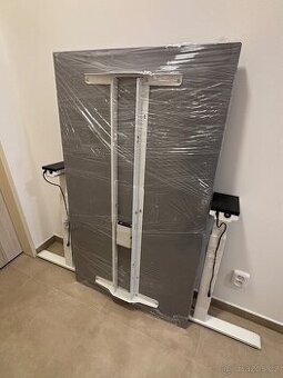 Ikea RODULF Polohovací stůl, elektrický/seda 160x80cm