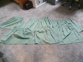 sada 6 malých závěsů do obytného vozu