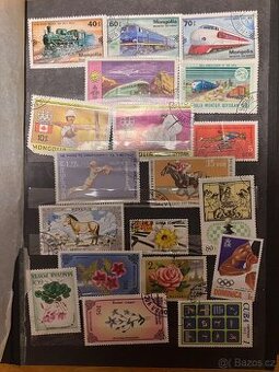 Poštovní známky kus nebo celou sadu.