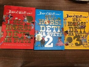 David walliams nejhorší děti na světě 1, 2, 3