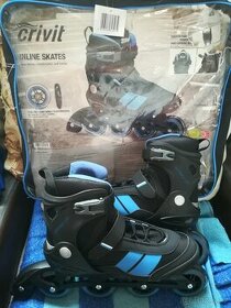 Nepoužité kolečkové brusle ABEC-, velké kolečka, vel.45