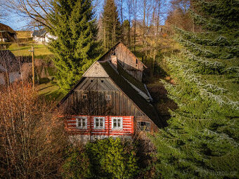 Prodej chalupy 190m2 a pozemku 400m2, Horní Štěpanice,