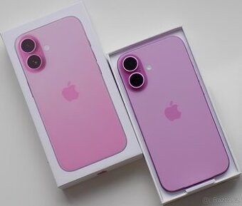 iPhone 16 Pink BATERIE 100% TOP