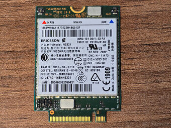 Datový M.2 modem Ericsson N5321