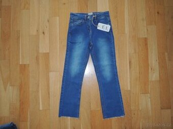 Kratší - 7/8 dívčí džíny/rifle Next - nové