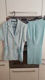 JAAL nový dámský tyrkysový kostýmek,vel. 40-42