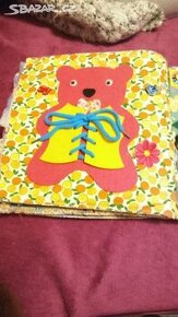 interaktivní knižka šitá