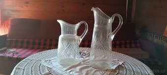 Staré broušené nadoby