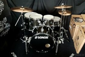 Prodám nové bicí Sonor AQX stage- komplet, zár.2roky