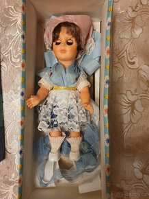 Stará německá mrkací panenka retro origo zabalená nepoužitá