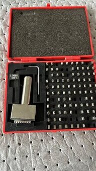 Souprava razidel pro značení kódů 3.0mm 1/8