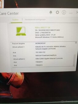 Acer nitro 5 an517-54 144hz