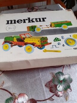 Retro stavebnice Merkur 7 plat