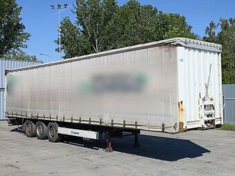 Krone SD, TŘÍSTRANNÁ SCHRNOVACÍ PLACHTA XL, ZVEDACÍ NÁPRAVA