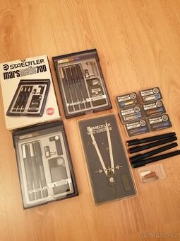 Staedtler MarsMatic 700 a Mars Superbow (Pera a Kružítko