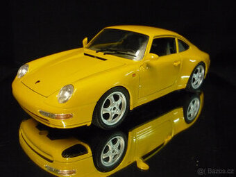Porsche 911 993 žluté Bburago 1/18