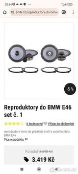 E46 set reproduktorů HERTZ