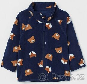 ☘️ Fleecová ZVÍŘÁTKOVÁ MIKINA H&M vel. 104 ☘️