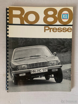 NSU Ro 80 reklamní novinářská tiskovina, 1967, 80 stran