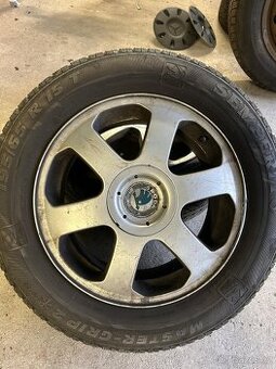 Alu kola 5x100 se zimním pneu 195/65/R15