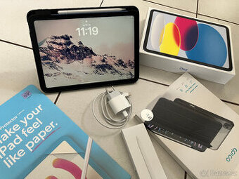 iPad 10. generace 256 GB modrý s příslušenstvím
