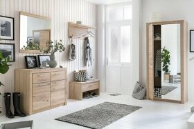 Předsíňová/chodbová stěna - Divoký dub masiv