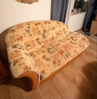 Sedací souprava - pohovka a 2 křesla, pěkný stav