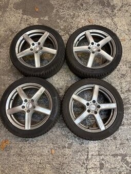 ALU kola DEZENT + zimní pneu  CONTINENTAL 225/45 R17 91H