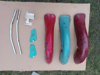 Jawa 50 pionýr bříško,Revmaplech,nášlapy,tunel, polička, řid