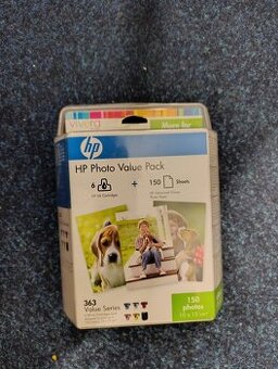 Inkoustová cartridge HP Q7966E, 6x kazeta HP 363 + Paper