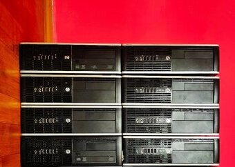 Funkční počítače HP 8 kusů - POUZE KOMPLET