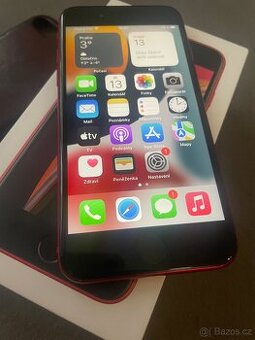 Apple iPhone SE 2020 64 GB Product Red , TOP stav bat. 93%