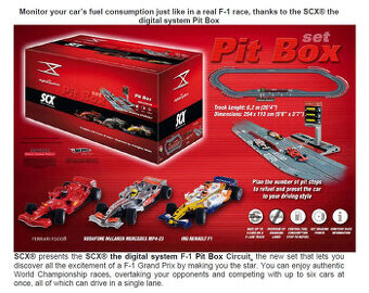 Autodráha SCX® the digital system Pit Box Circuit (SCXD 1008