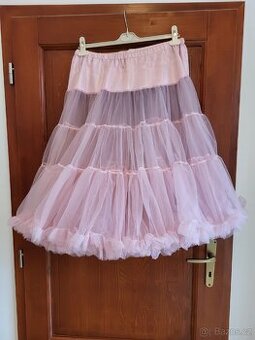 Dámská objemová růžová spodnička HELL BUNNY vel: L-XXL