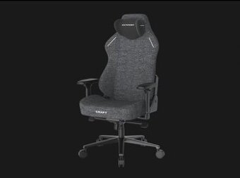 Herní židle DXRACER CRAFT Black Grey Fabric L - TOP STAV