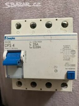 Proudový chránič Doepke DFS 4 025-4/0,03-AC