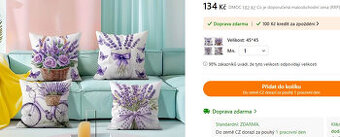 Povlaky na polštáře