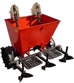 Dvouřadkový sazeč za traktor