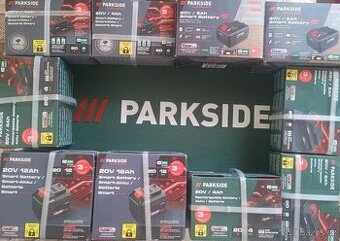 Baterie Parkside 2-12 Ah Nové, nepoužité, nabíječky