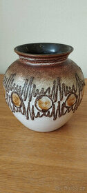 keramická retro váza