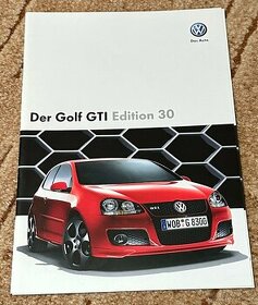 Prospekt Volkswagen Golf GTI Edition 30 - 1